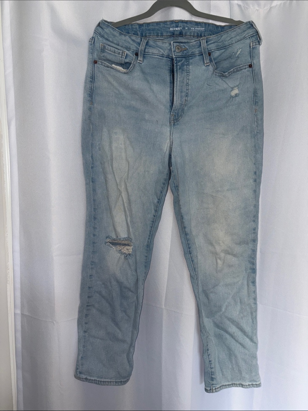 Old Navy High Rise O.G. Straight Secret Smooth Pockets Jeans